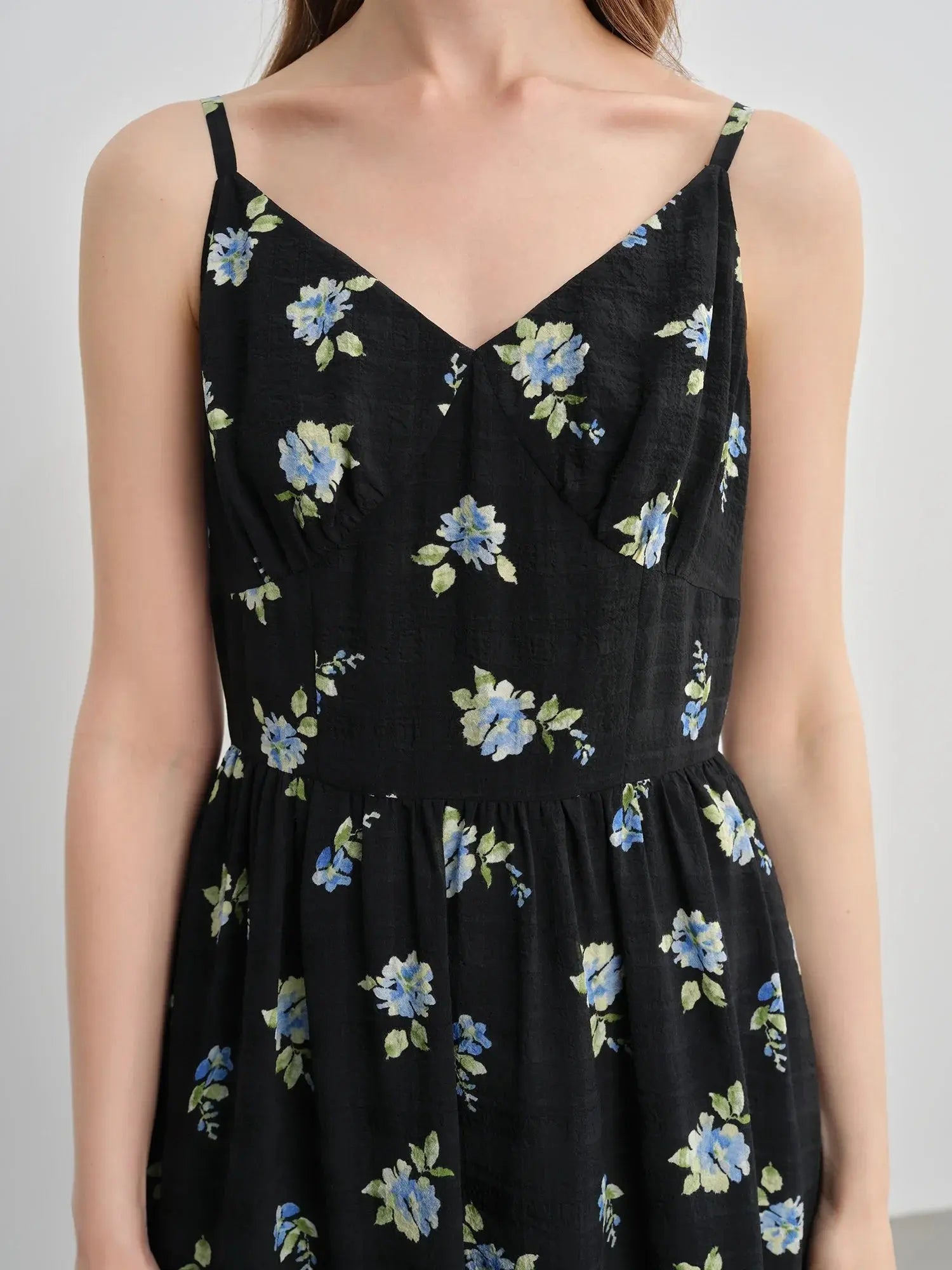 Plus-Size Floral Print Summer Dress - Loran