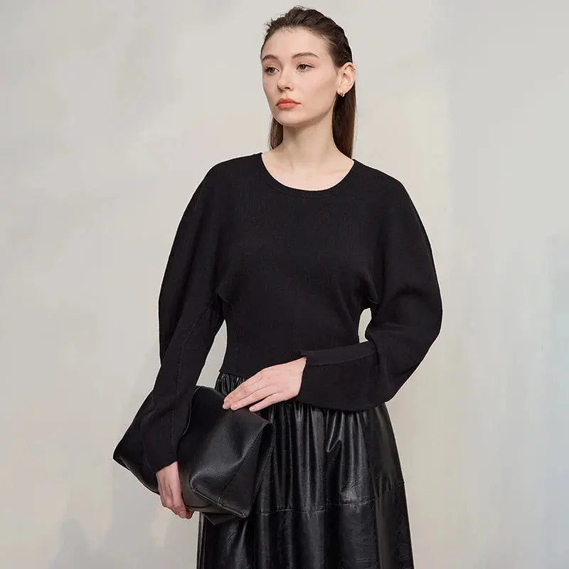 Minimalist O-Neck Pullover Sweater - Loran