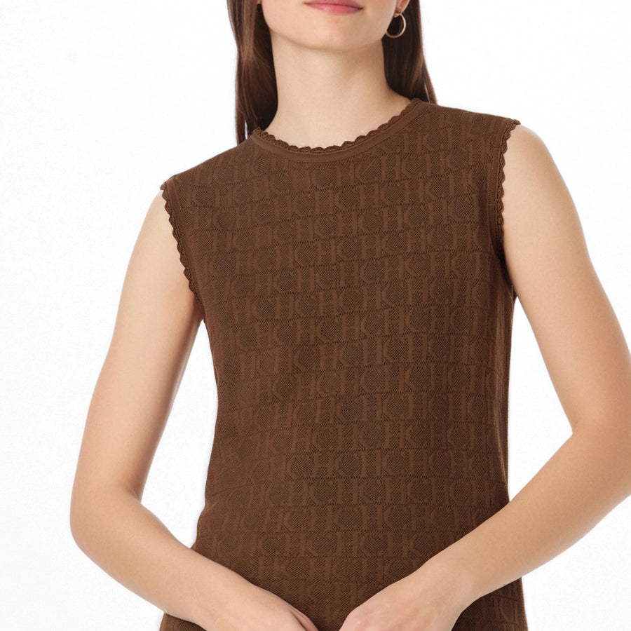 Knitted Texture Summer Tank Top