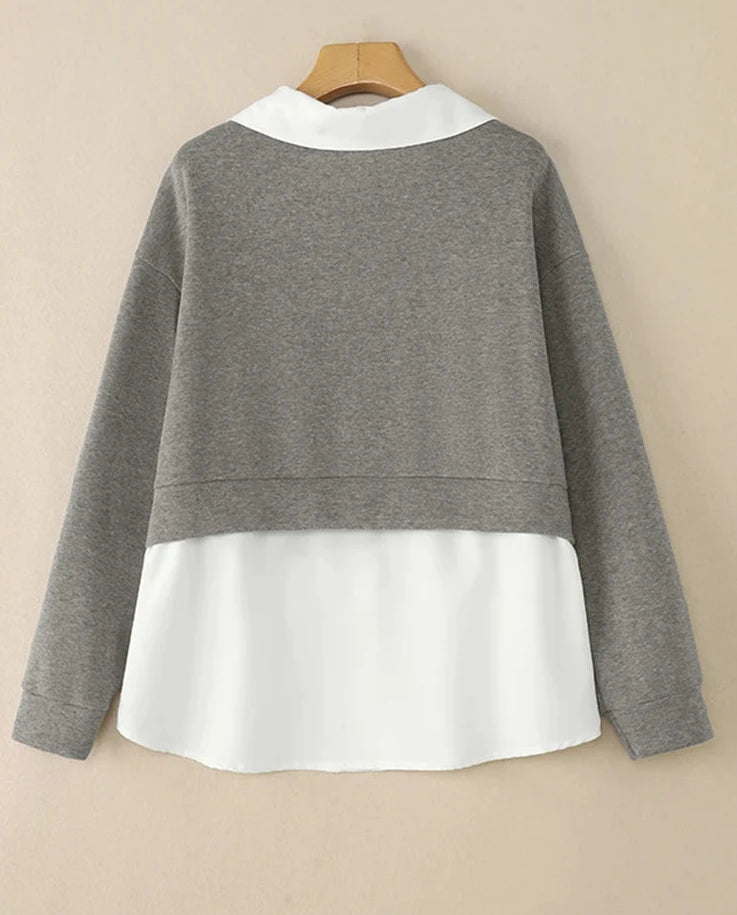 Simple and Catchy Stylish Patchwork Blouse