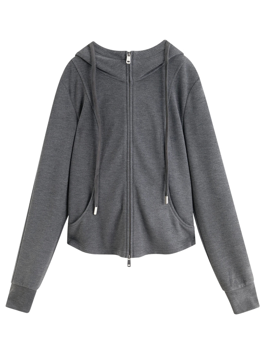 Waist-Defined Sweatshirt and Jogger Set