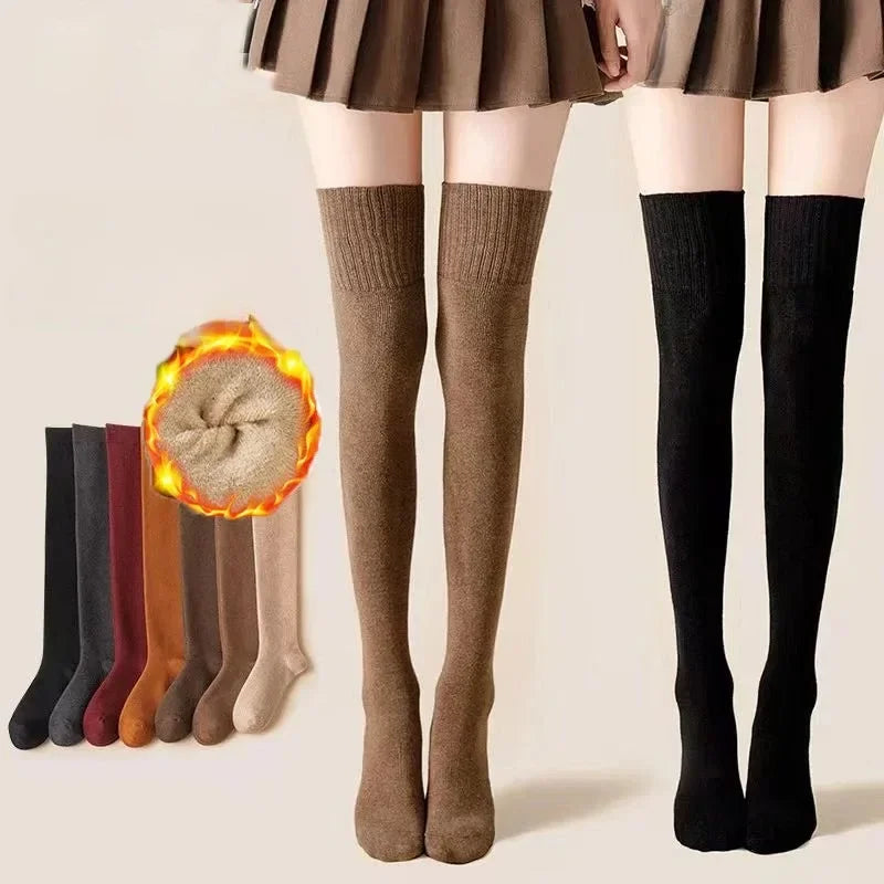Thick Over-Knee Winter Socks for Women Extra Warm