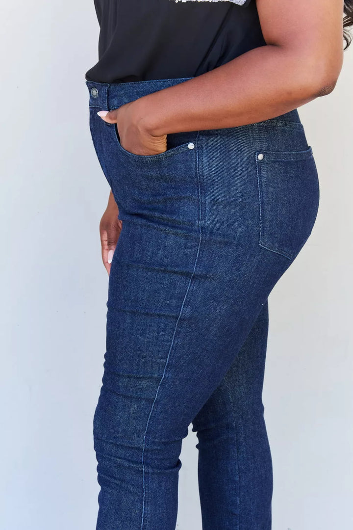 Blue Esme Full Size High Waist Skinny Jeans - 3IN SMART Shop  #