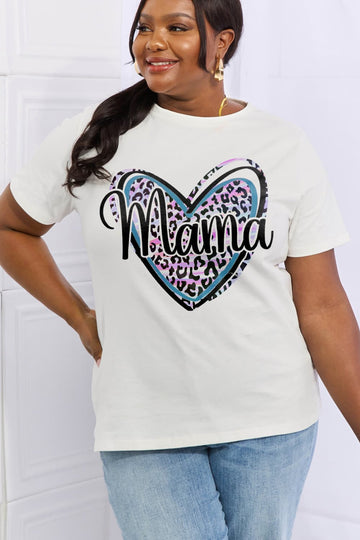 Full Size MAMA Graphic Cotton Tee - 3IN SMART Shop  #