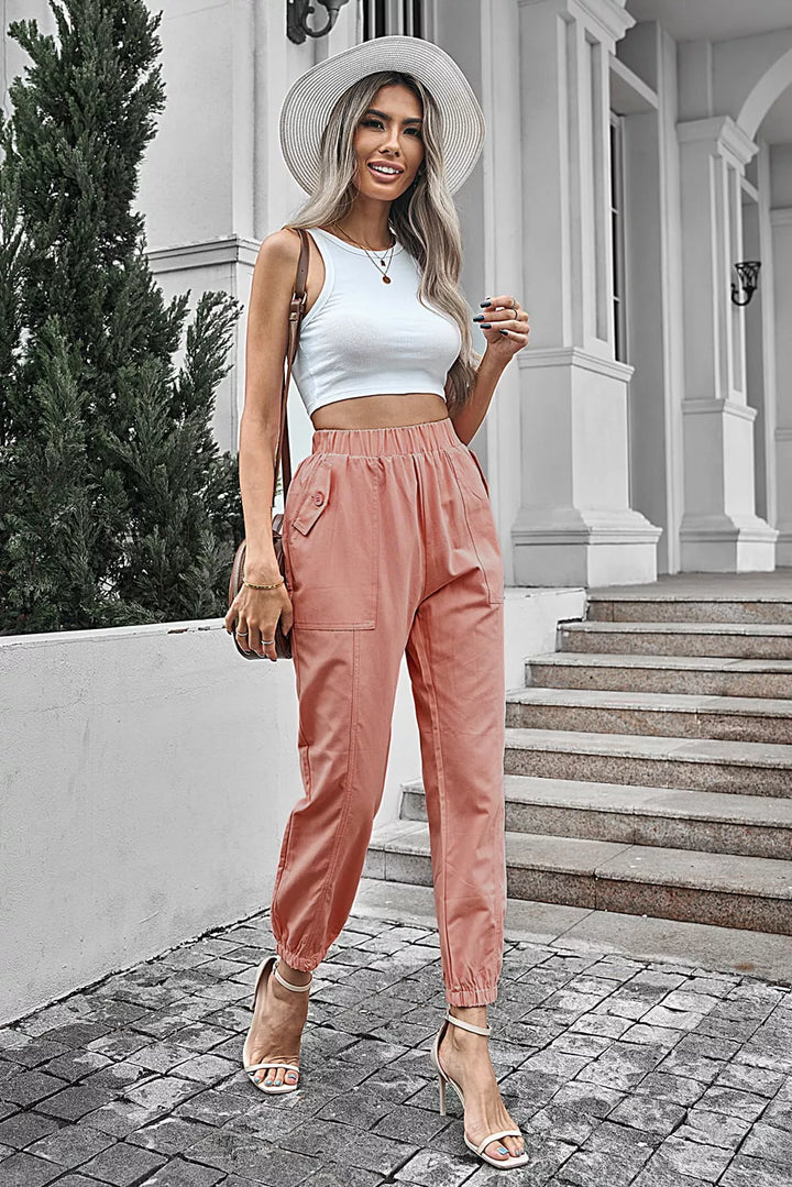 Waist Joggers with Pockets - 3IN SMART Shop  #