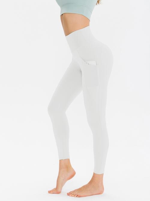 Wide Waistband Sports Leggings - 3IN SMART Shop  #