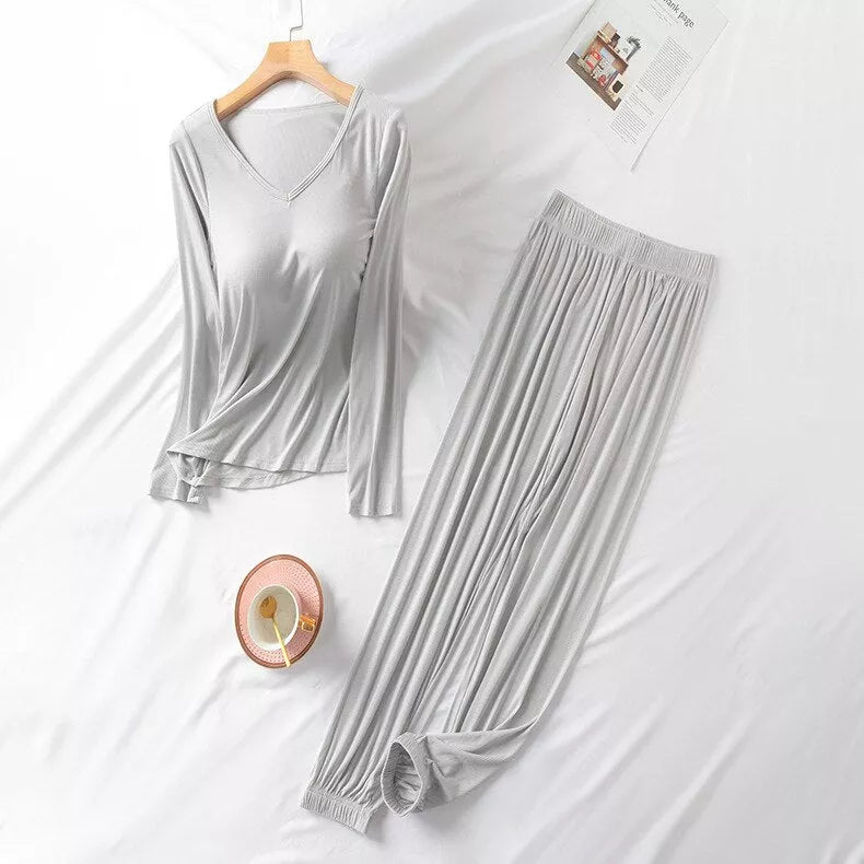 Pajamas Long Sleeve Long Pants - 3IN SMART Shop  #