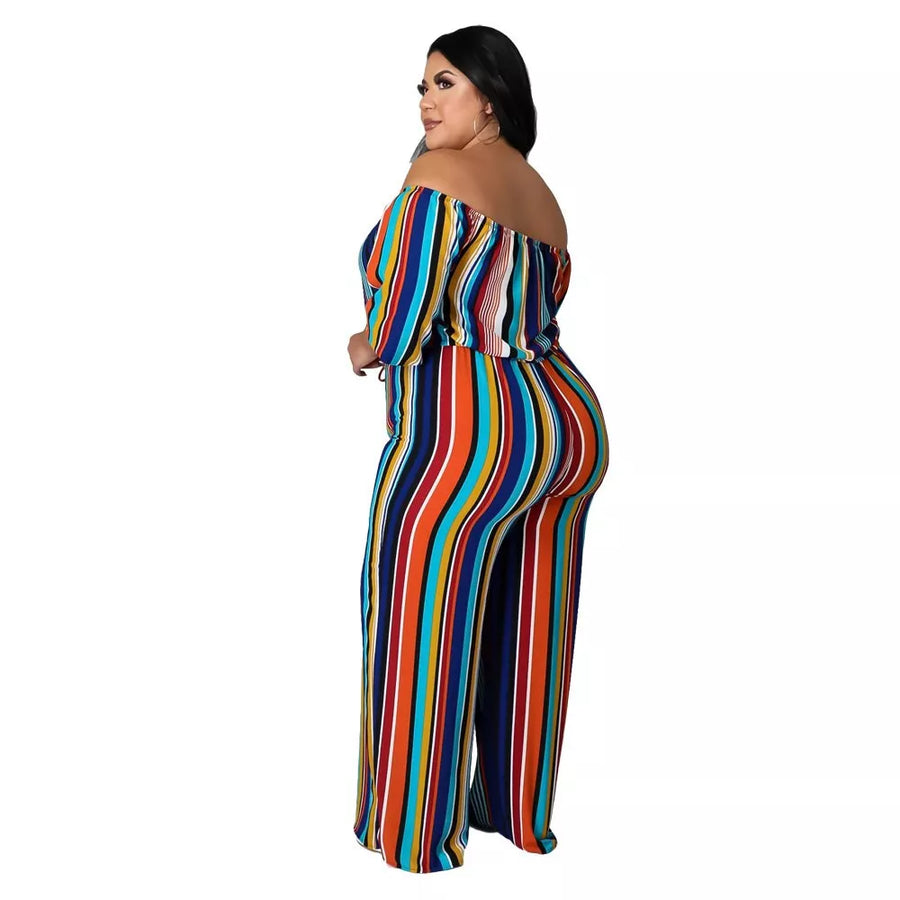 Plus Size Jumpsuit One Shoulder - 3IN SMART Shop  #