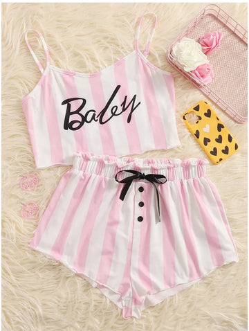 Comfortable Summer Short Sleepwear Set - 3IN SMART Shop  #