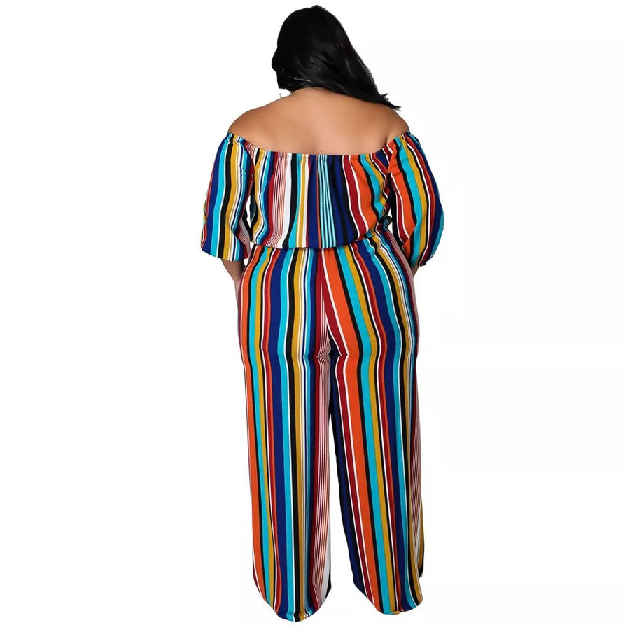 Plus Size Jumpsuit One Shoulder - 3IN SMART Shop  #