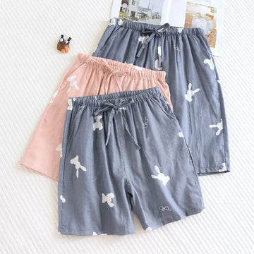 Cotton pajamas shorts summer - 3IN SMART Shop  #