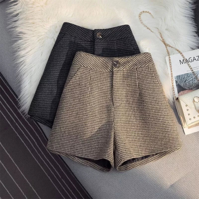 High Waist Wide Leg Shorts - 3IN SMART Shop  #