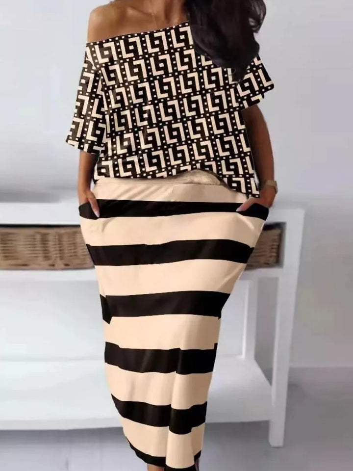 Plus Size matching sets Two Piece dress - 3IN SMART Shop  #