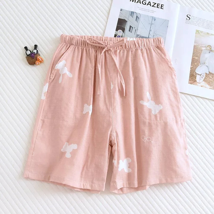 Cotton pajamas shorts summer - 3IN SMART Shop  #
