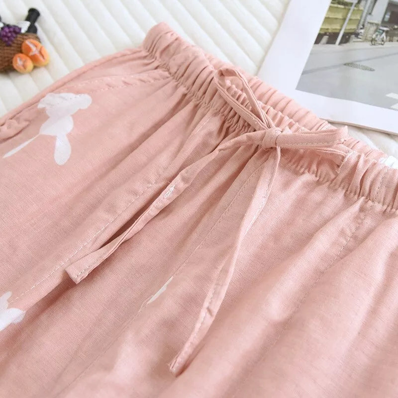 Cotton pajamas shorts summer - 3IN SMART Shop  #