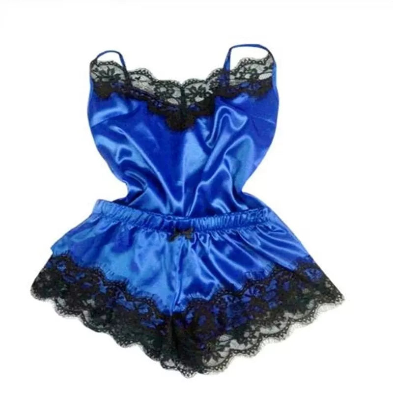 Pajama Stretch Satin Lace - 3IN SMART Shop  #