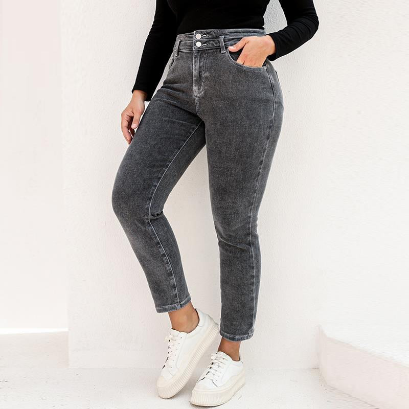 Plus Size high waist Jean - 3IN SMART Shop  #