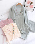 Cotton crepe pajamas for pregnant women - 3IN SMART Shop  #