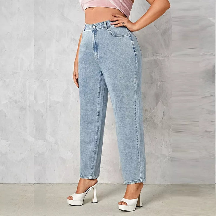 Plus Size Jeans Blue Tall Stretchy - 3IN SMART Shop  #