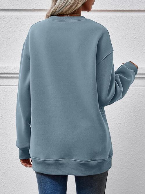 Christmas Tree Graphic Long Sleeve Sweatshirt - 3IN SMART Shop  #